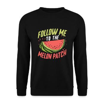 Melon Poison - Sweat-shirt Unisexe - noir - Devant - Alina (178cm) & Michal (187cm)