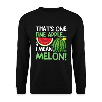 Melon Poison - Sweat-shirt Unisexe - noir - Devant - Alina (178cm) & Michal (187cm)
