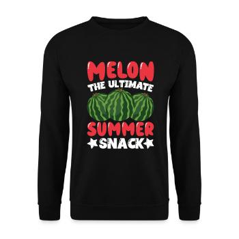 Melon Poison - Sweat-shirt Unisexe - noir - Devant - Alina (178cm) & Michal (187cm)
