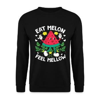Melon Poison - Sweat-shirt Unisexe - noir - Devant - Alina (178cm) & Michal (187cm)