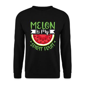 Melon Poison - Sweat-shirt Unisexe - noir - Devant - Alina (178cm) & Michal (187cm)