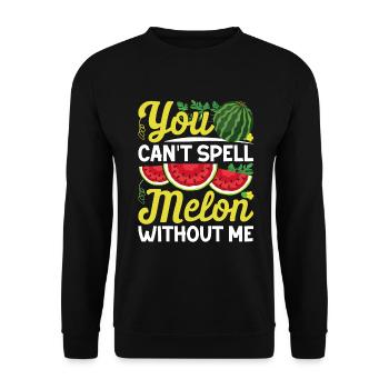 Melon Poison - Sweat-shirt Unisexe - noir - Devant - Alina (178cm) & Michal (187cm)