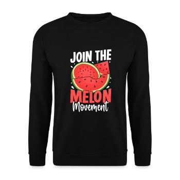 Melon Poison - Sweat-shirt Unisexe - noir - Devant - Alina (178cm) & Michal (187cm)