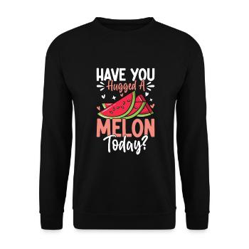 Melon Poison - Sweat-shirt Unisexe - noir - Devant - Alina (178cm) & Michal (187cm)