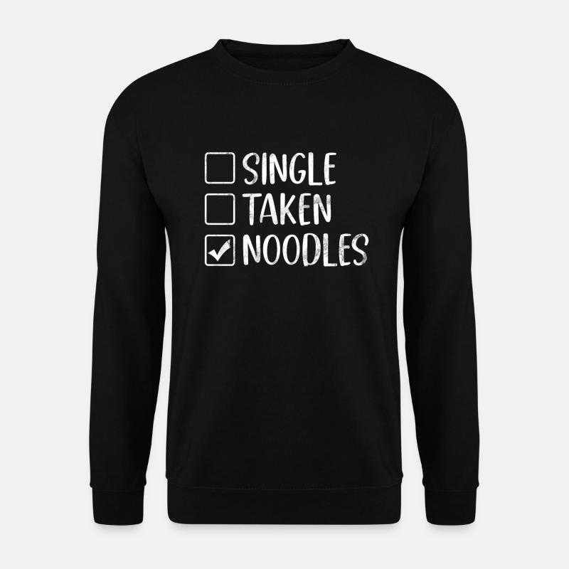 Noodle Lover Gifts - Unisex Pullover - Schwarz