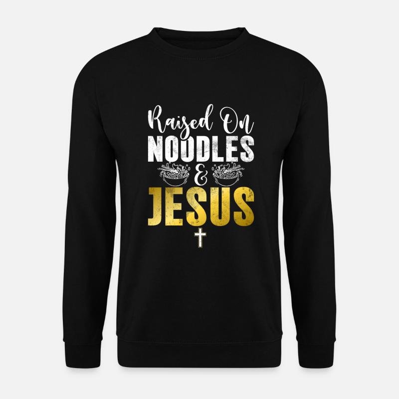 Noodle Lover Gifts - Unisex Pullover - Schwarz