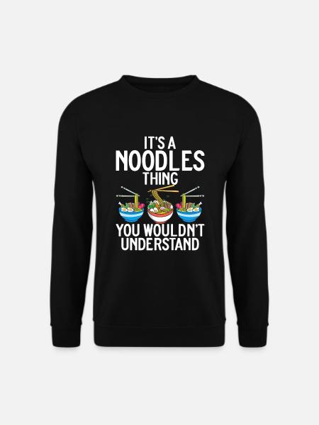 Noodle Lover Gifts - Unisex Sweatshirt - black