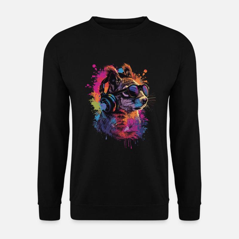 Squirrel - Unisex Sweatshirt - black