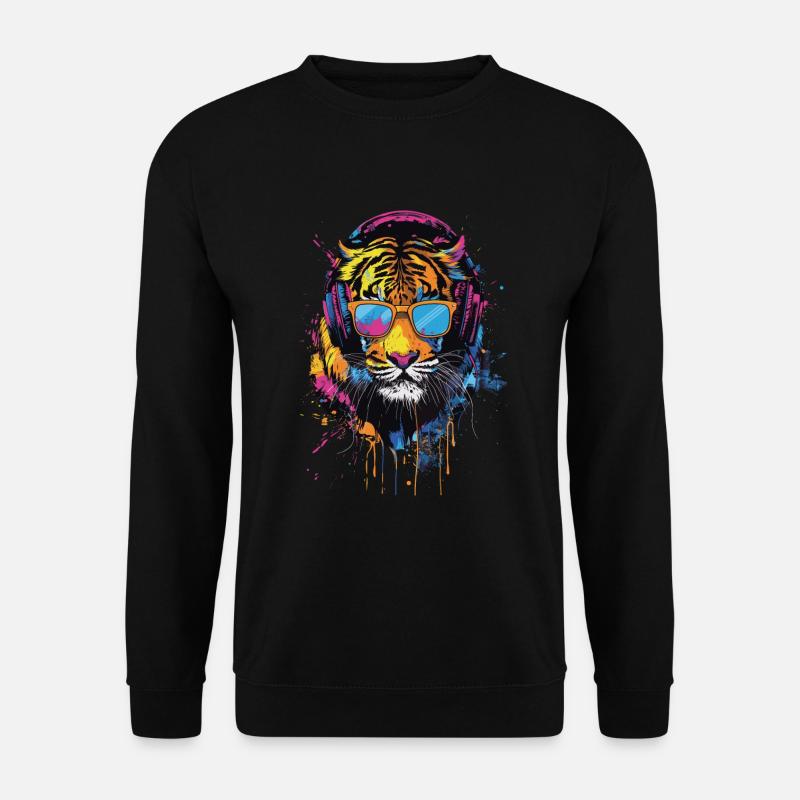 Tiger - Unisex Pullover - Schwarz