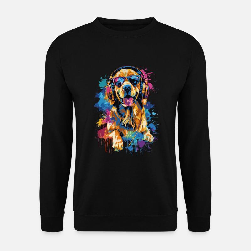 Golden Retriever - Unisex Pullover - Schwarz