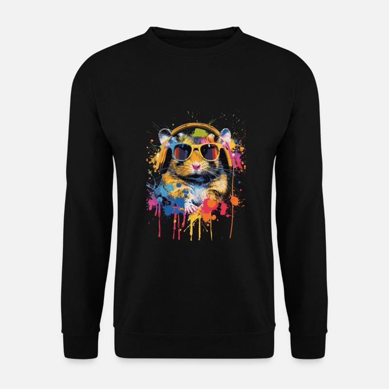 Hamster - Unisex Pullover - Schwarz