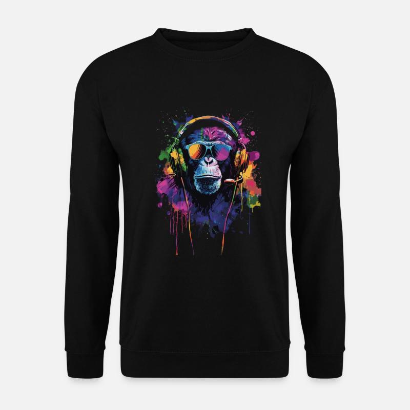 Affee - Unisex Pullover - Schwarz