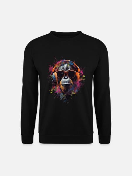 orang-outan - Sweat-shirt Unisexe - noir