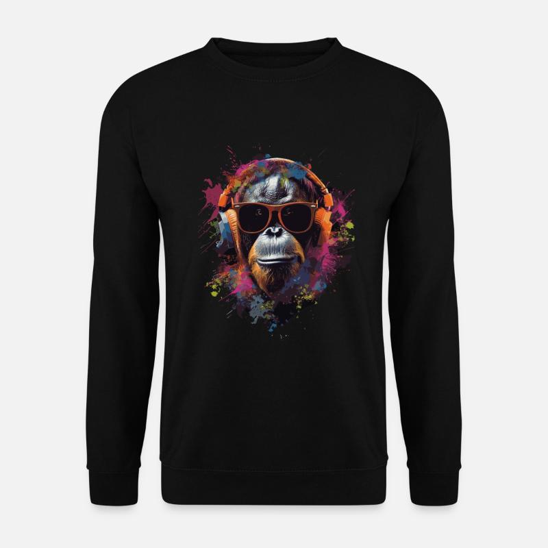 Orangutan - Unisex Sweatshirt - black