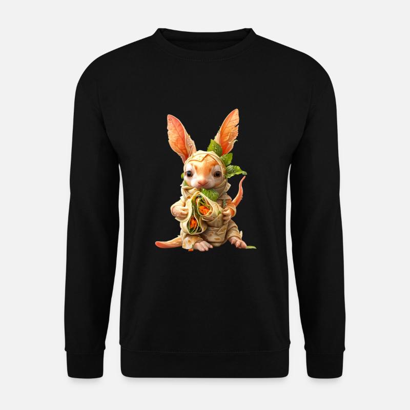 Aardvark Spring Rolls - Unisex Sweatshirt - black