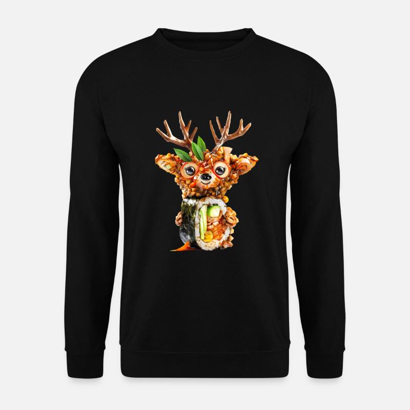 Gimbap cerf - Sweat-shirt Unisexe - noir