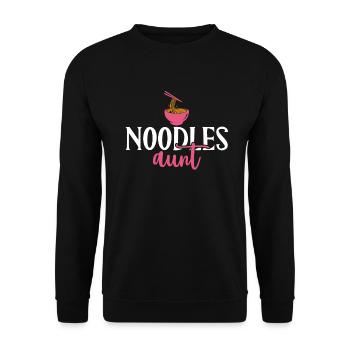 Cadeaux pour les amateurs de nouilles - Sweat-shirt Unisexe - noir - Devant - Alina (178cm) & Michal (187cm)