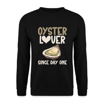 Oyster Gifts - Unisex Pullover - Schwarz - Vorne - Alina (178cm) & Michal (187cm)
