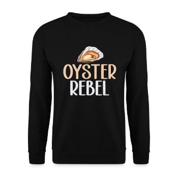 Oyster Gifts - Unisex Pullover - Schwarz - Vorne - Alina (178cm) & Michal (187cm)