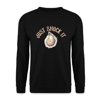 Oyster Gifts - Unisex Pullover - Schwarz - Vorne - Alina (178cm) & Michal (187cm)