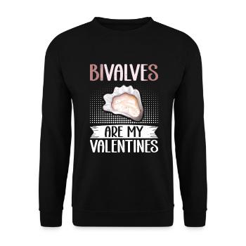 Oyster Gifts - Unisex Pullover - Schwarz - Vorne - Alina (178cm) & Michal (187cm)