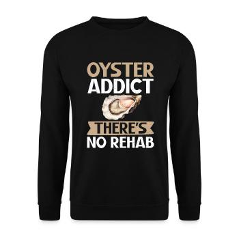 Oyster Gifts - Unisex Pullover - Schwarz - Vorne - Alina (178cm) & Michal (187cm)