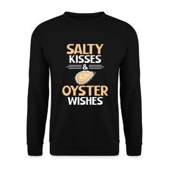 Oyster Gifts - Unisex Pullover - Schwarz - Vorne - Alina (178cm) & Michal (187cm)
