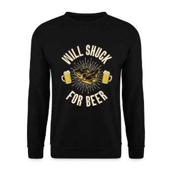 Oyster Gifts - Unisex Pullover - Schwarz - Vorne - Alina (178cm) & Michal (187cm)