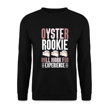 Oyster Gifts - Unisex Pullover - Schwarz - Vorne - Alina (178cm) & Michal (187cm)