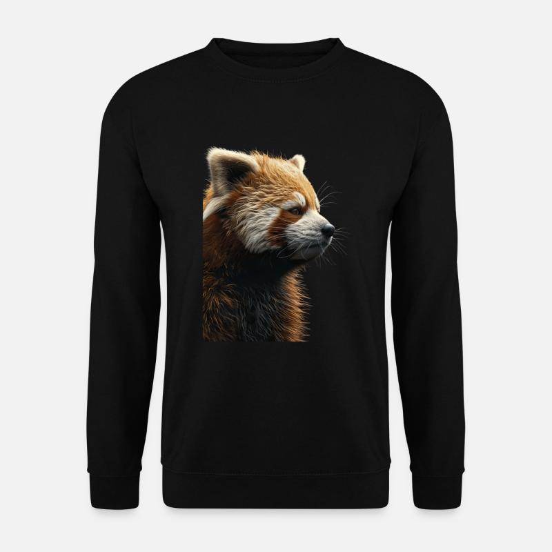 Roter Panda - Unisex Pullover - Schwarz