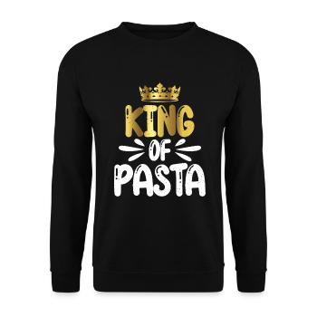 Cadeaux pour les amateurs de pâtes - Sweat-shirt Unisexe - noir - Devant - Alina (178cm) & Michal (187cm)