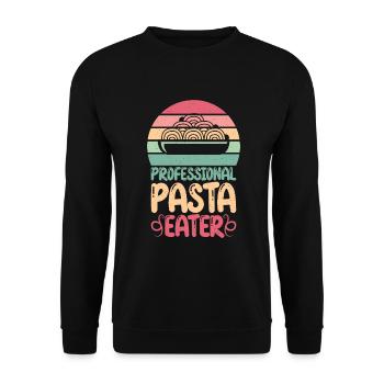 Cadeaux pour les amateurs de pâtes - Sweat-shirt Unisexe - noir - Devant - Alina (178cm) & Michal (187cm)