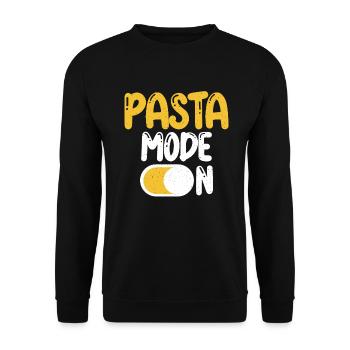Cadeaux pour les amateurs de pâtes - Sweat-shirt Unisexe - noir - Devant - Alina (178cm) & Michal (187cm)