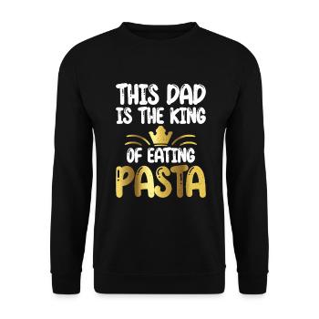 Cadeaux pour les amateurs de pâtes - Sweat-shirt Unisexe - noir - Devant - Alina (178cm) & Michal (187cm)