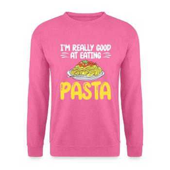 Cadeaux pour les amateurs de pâtes - Sweat-shirt Unisexe - rose - Devant