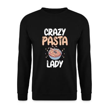 Cadeaux pour les amateurs de pâtes - Sweat-shirt Unisexe - noir - Devant - Alina (178cm) & Michal (187cm)