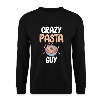 Cadeaux pour les amateurs de pâtes - Sweat-shirt Unisexe - noir - Devant - Alina (178cm) & Michal (187cm)