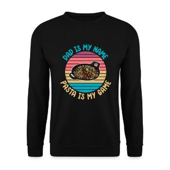 Cadeaux pour les amateurs de pâtes - Sweat-shirt Unisexe - noir - Devant - Alina (178cm) & Michal (187cm)