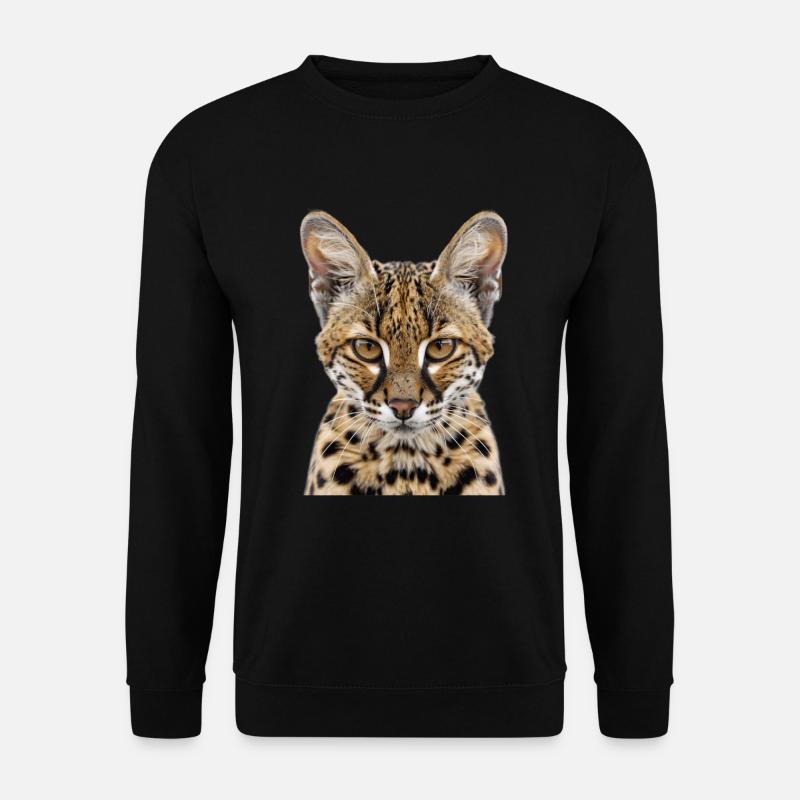 Savannah Katze - Unisex Pullover - Schwarz