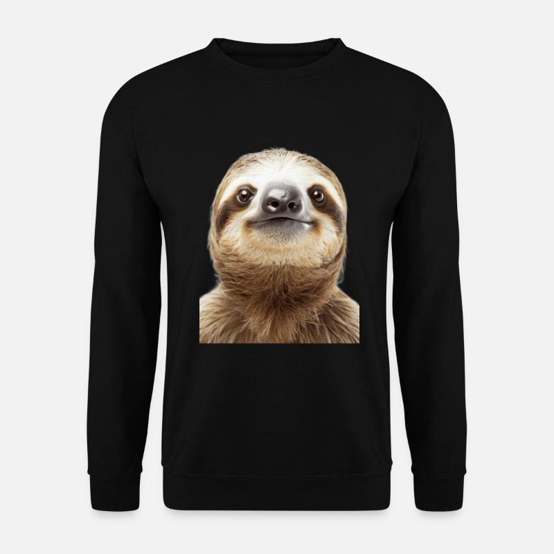 Sloth - Unisex Sweatshirt - black
