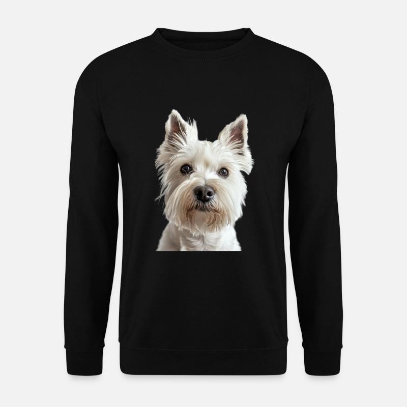 West Highland White Terrier - Unisex Sweatshirt - black