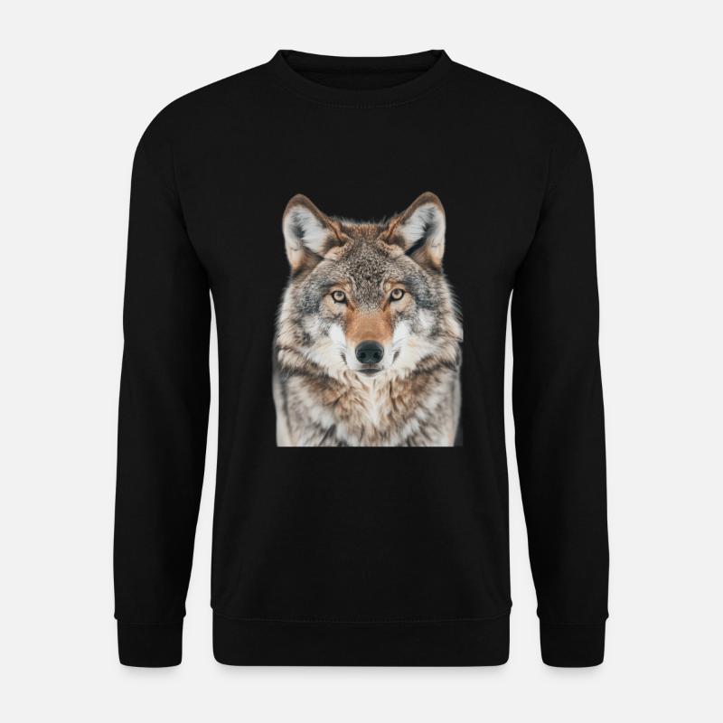 Wolf - Unisex Sweatshirt - black