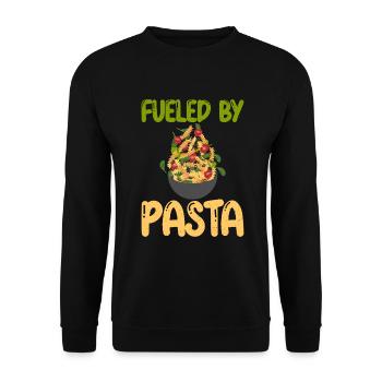 Cadeaux pour les amateurs de pâtes - Sweat-shirt Unisexe - noir - Devant - Alina (178cm) & Michal (187cm)
