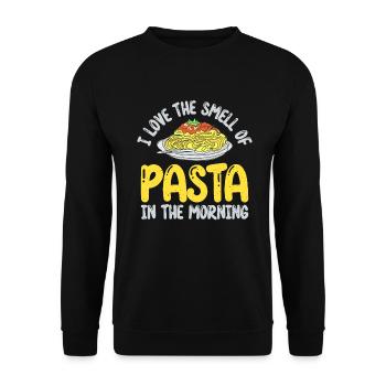 Pasta Lover Gifts - Unisex Pullover - Schwarz - Vorne - Alina (178cm) & Michal (187cm)
