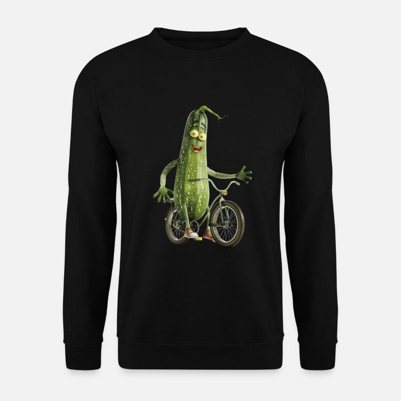 Zucchini Bicycle - Unisex Sweatshirt - black