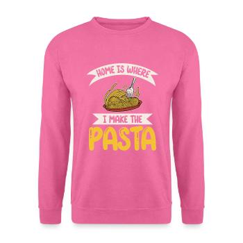 Cadeaux pour les amateurs de pâtes - Sweat-shirt Unisexe - rose - Devant