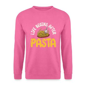 Cadeaux pour les amateurs de pâtes - Sweat-shirt Unisexe - rose - Devant