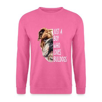 Bulldogge - Unisex Pullover - Pink - Vorne