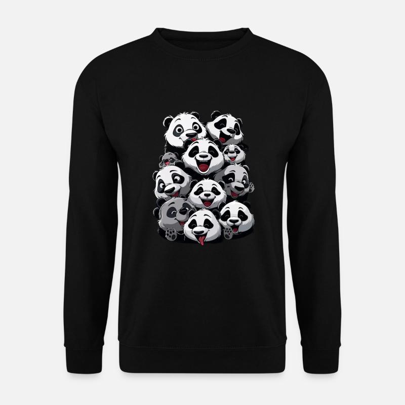 Panda - Unisex Sweatshirt - black