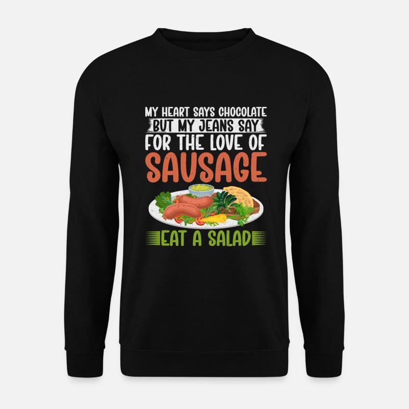 Sausage Lover - Unisex Pullover - Schwarz